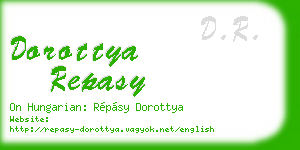 dorottya repasy business card