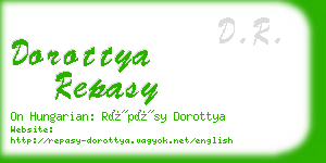 dorottya repasy business card